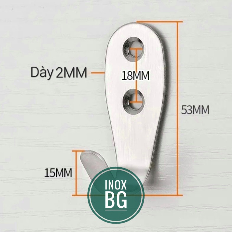 Móc Treo Inox Tròn Nhỏ Bắt tường, Móc Treo Đồ Đa Năng, Tiện Dụng Khắp Mọi Nơi Bạn Muốn, Treo Đồ Dùng Cá Nhân