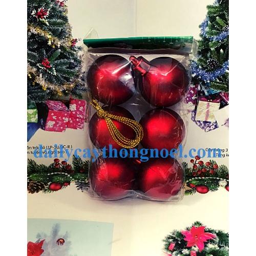 Quả châu mờ trang trí cây thông noel - Phụ kiện trang trí noel