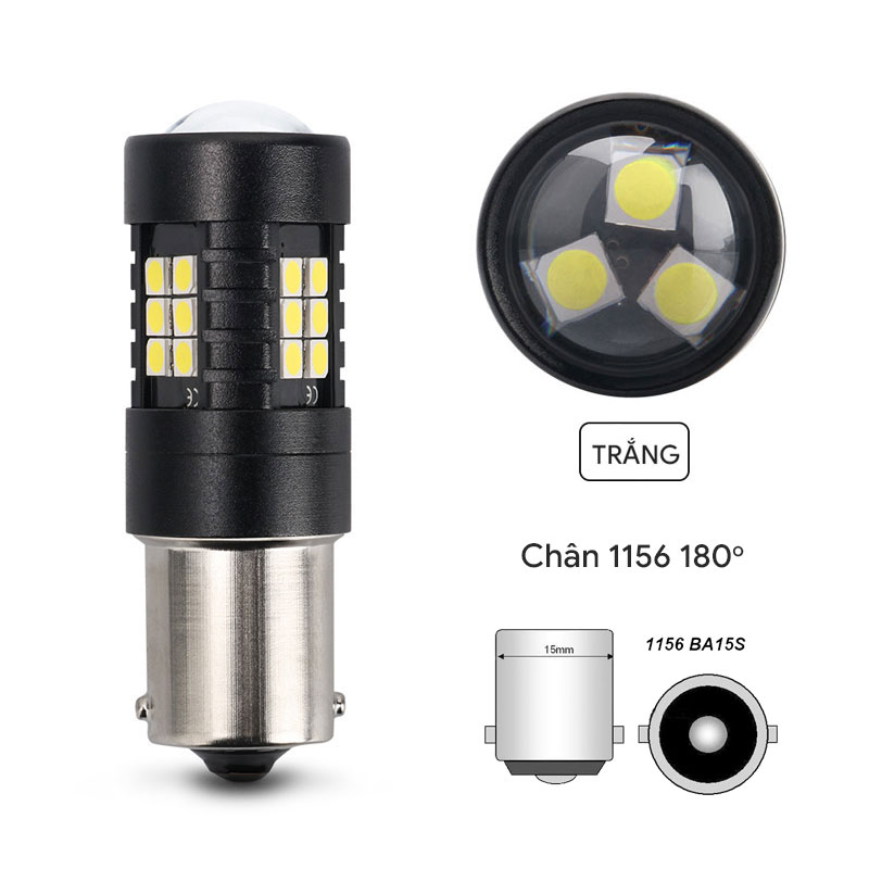 Đèn LED chân 1156 1157 T20 7743 3157 chip 3030 T203030-21
