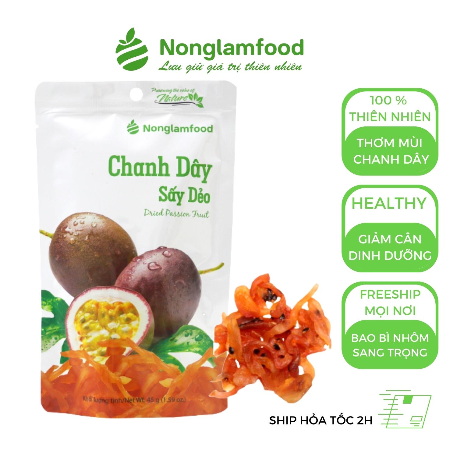 Chanh dây sấy dẻo 145g trái cây sấy dẻo 100% thiên nhiên hỗ trợ giảm cân ăn kiêng,bổ sung các chất