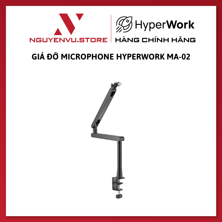 Giá đỡ Microphone HyperWork MA-02 - Hàng Chính Hãng