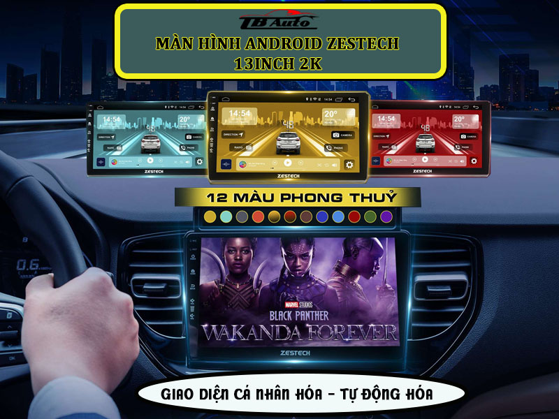 Màn hình Android Zestech 13inch 2K