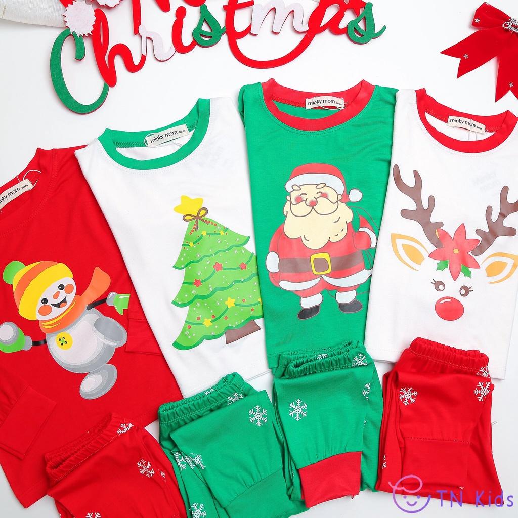 Bộ NOEL Dài Tay Cho Bé Trai Bé Gái Bộ Giáng Sinh Cho Bé Chất Cotton Cao Cấp Siêu C