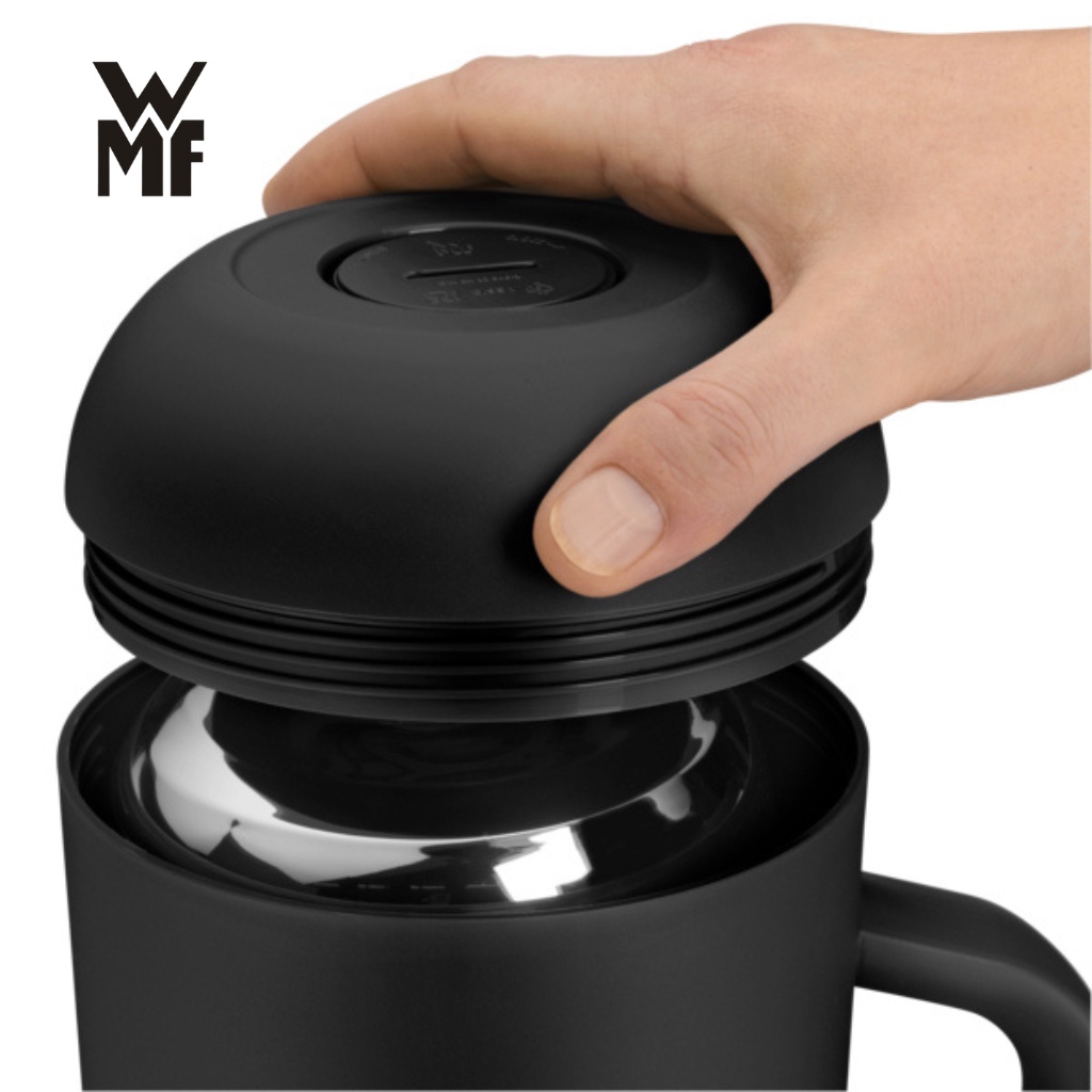 Bình Giữ Nhiệt Cầm Tay WMF VACUUM JUG IMPULSE BLACK Chất Liệu Thép Không Gỉ Cromargan Bền Bỉ - 0690687390