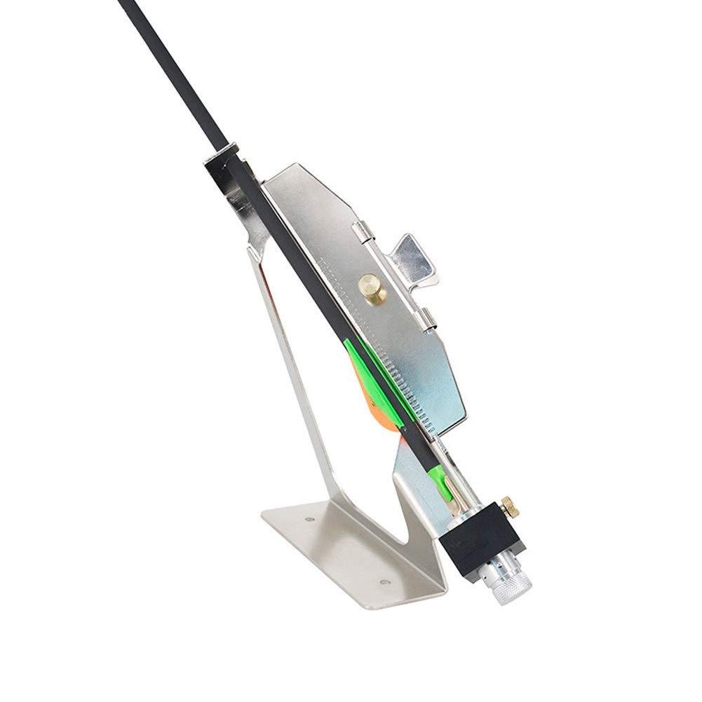 Fletching Jig, Mũi tên bắn cung bằng nhôm có thể điều chỉnh Fletching Jig Feather Stick DIY Phụ kiện Bắn cung Flows Feather Vanes