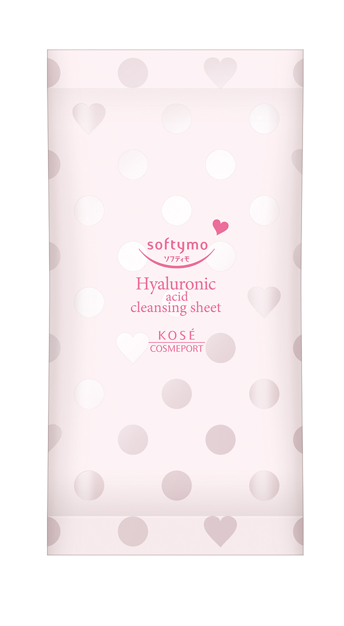 Khăn Giấy Tẩy Trang Dưỡng Ẩm Kosé Softymo Axit Hyaluronic Cleansing Sheet H (Gói 12 miếng)