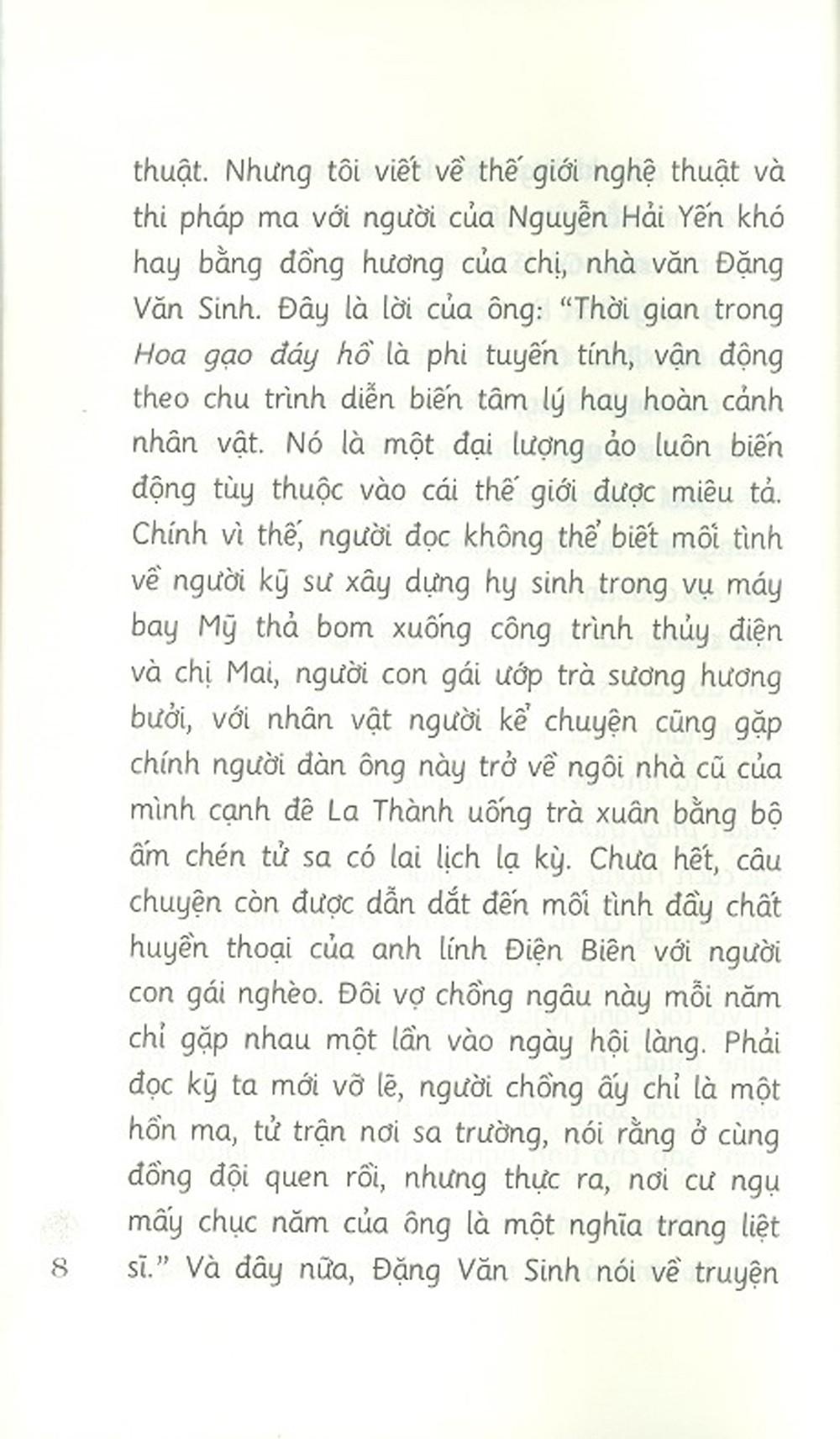 Hoa Gạo Đáy Hồ