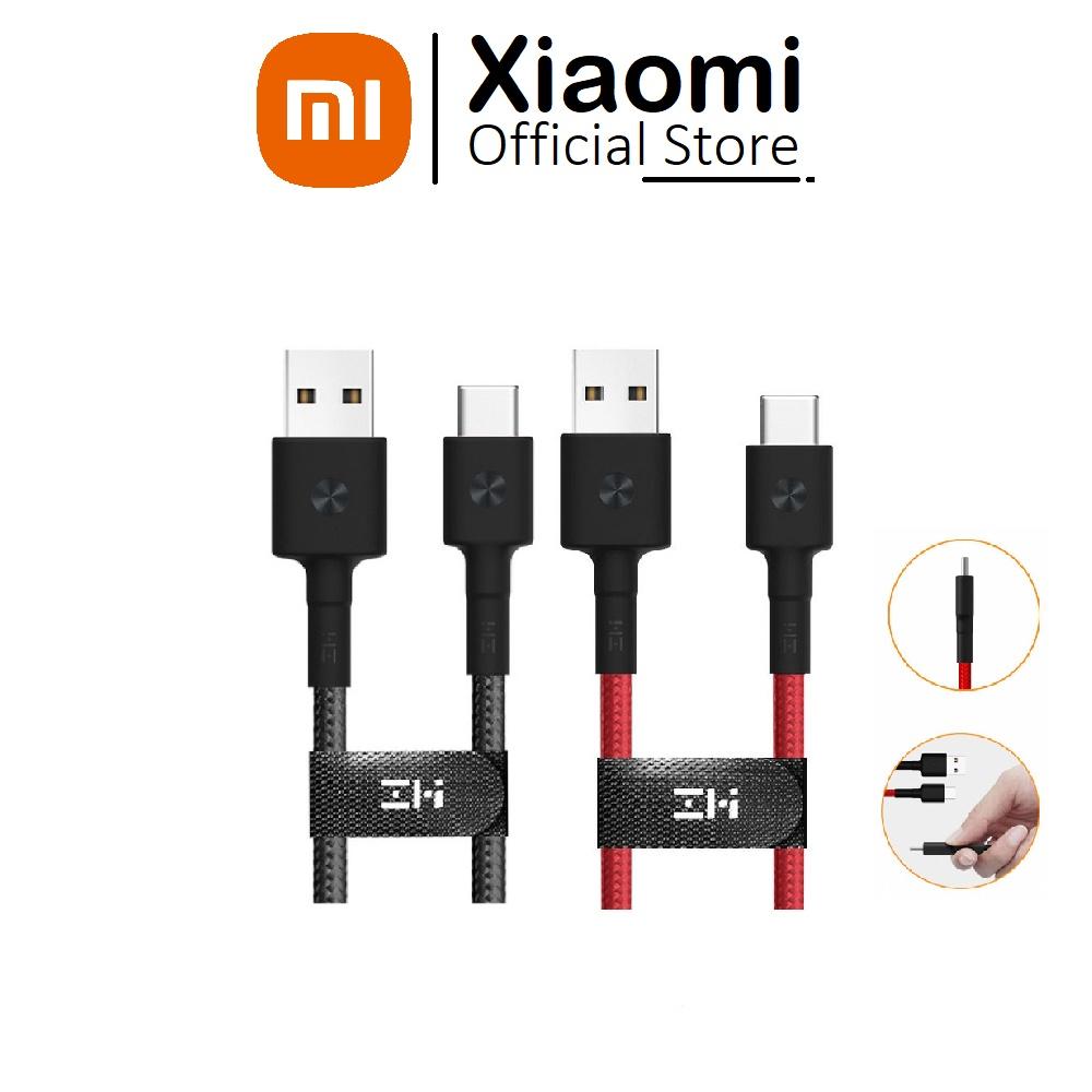 Cáp sạc nhanh Xiaomi MI Braided Cổng Usb to Usb Type C 2A tốc độ 480Mbps dài 100cm - Hàng chính hãng