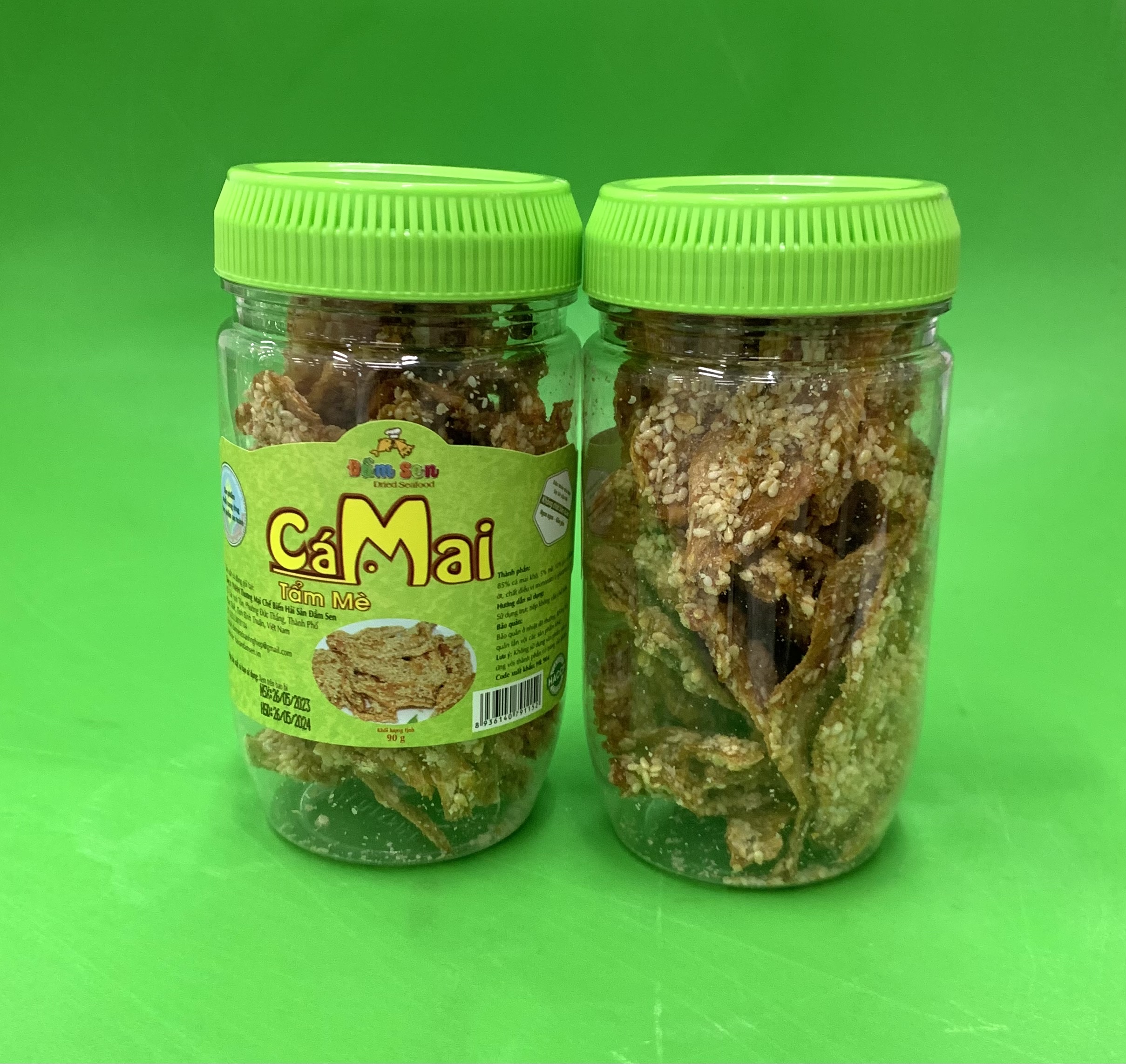 Đặc Sản Bình Thuận - Cá Mai Tẩm Mè Đầm Sen - 150G - Ocop 4 Sao