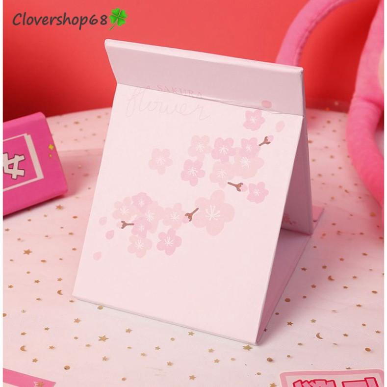 Gương trang điểm để bàn có thể gấp gọn siêu Kute