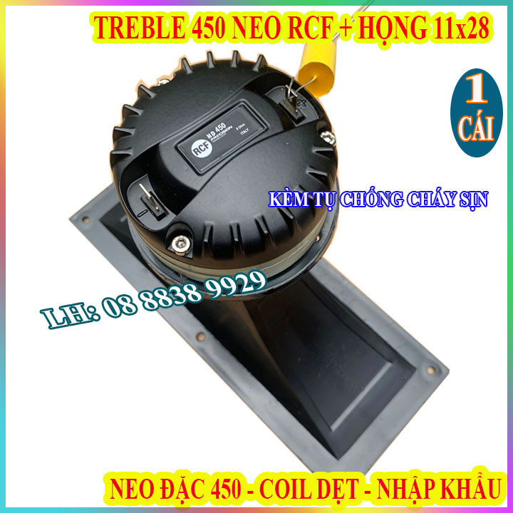 LOA TREBLE TỪ NEO 450 RCF VIỀN ĐỒNG SIÊU TỪ HÀNG NHẬP KHẨU CAO CẤP + TỤ SỊN + HỌNG 11X28 - GIÁ 1 LOA