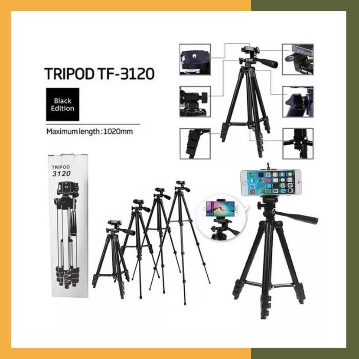 GẬY TRIPOD 3120 TẶNG KÈM GIÁ ĐỠ ĐIỆN THOẠI - Gậy Cao 1 Mét