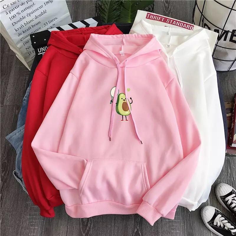 ÁO HOODIE IN HÌNH QUẢ BƠ