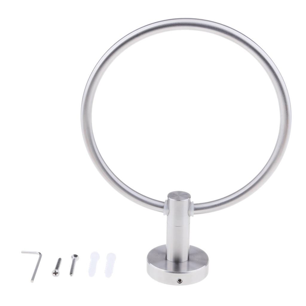 4x Stainless Steel Towel  Holder Wall Mounting for Bathroom Washroom