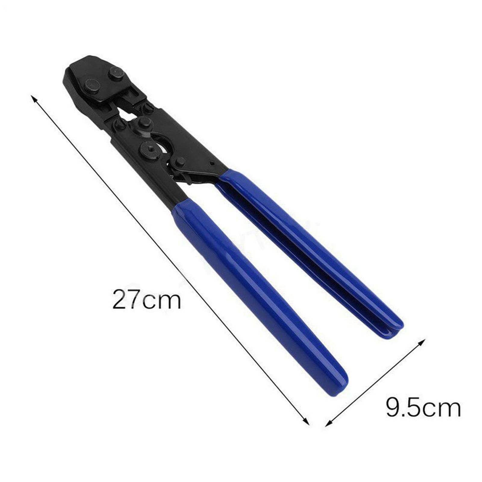 PEX Cinch Crimp Crimper Crimping Tool for Hose Clamps Sizes from 3/8'' to 1''