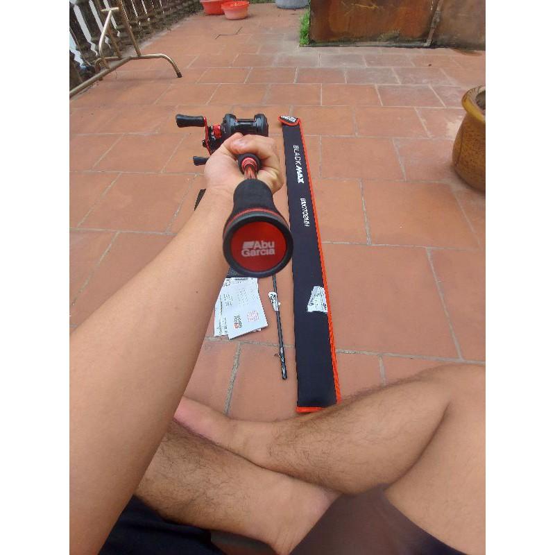 Cần lure abu black max và máy ngang abu black max