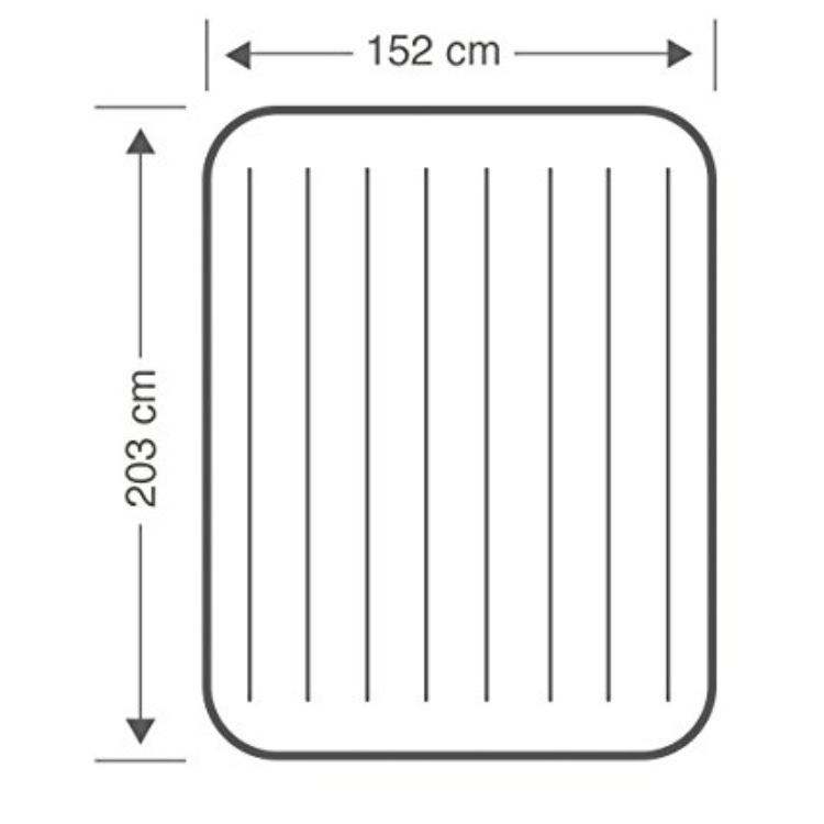 Đệm hơi đôi tự phồng công nghệ mới 1m52 INTEX 64118