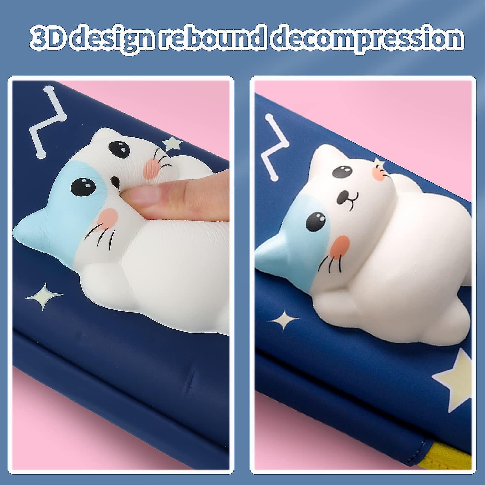 Túi bút chì lớn với túi bút chì 3D với bộ bút dễ thương thích nghi với sinh viên tiểu học và đại học
