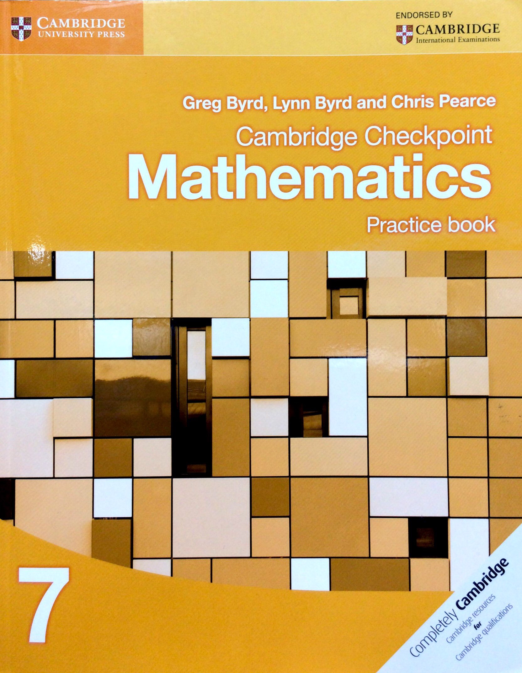 Cambridge Checkpoint Mathematics Practice Book 7