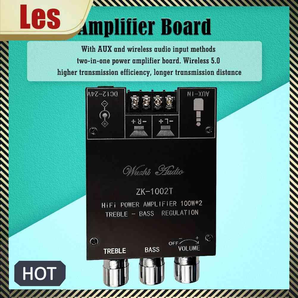 Bảng Mạch Khuếch Đại Âm Thanh ZK-1002T HIFI 2.0 Kênh 100Wx2 Chuyên Dụng