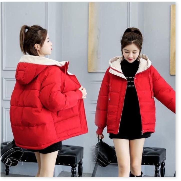 ÁO KHOÁC PHAO NỮ 3 LỚP CÓ NÓN THỜI TRANG BAO ẤM ÁP CHO MÙA ĐÔNG NĂM NAY THỜI TRANG MỚI KINGSHOP79