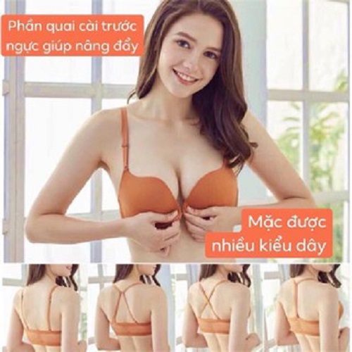 Áo Đúc Su Trơn Cài Trước Mẫu Mới ADN04