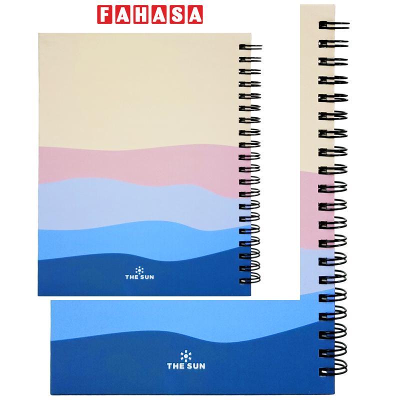 Sổ Lò Xo A5 - Kẻ Ngang 160 Trang 80gsm - Nature On Sunset - The Sun 01