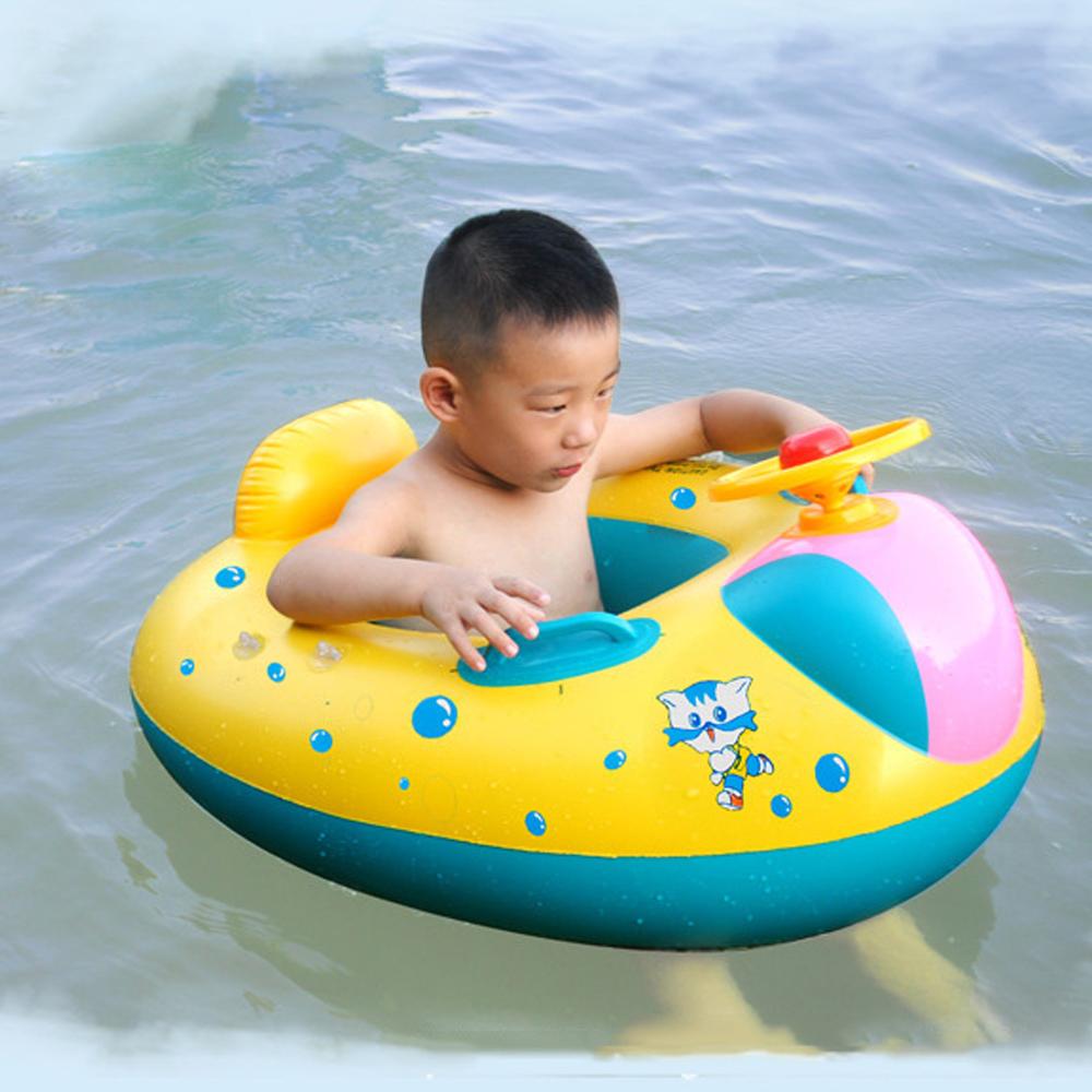 Phao bơi cho bé với khả năng chống nắng Tán trẻ em Bể bơi bơm hơi Vòng bơi cho trẻ em Mùa hè Vòng tắm cho trẻ em