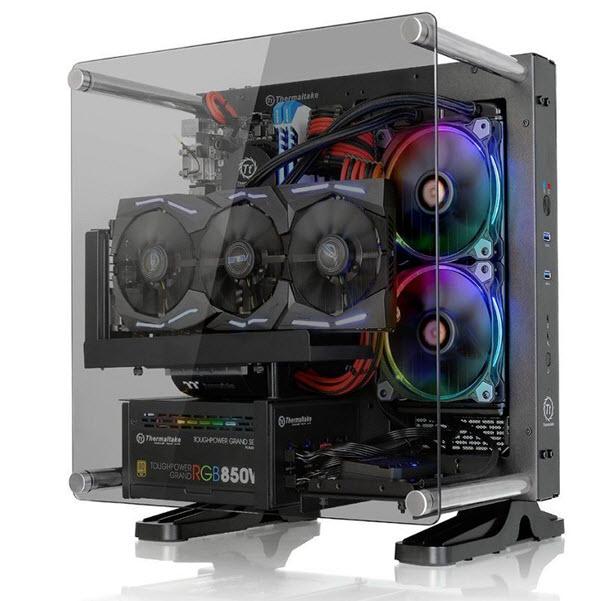 Case Thermaltake Core P1 Tempered Glass Mini ITX CA-1H9-00T1WN-00 - Hàng chính hãng