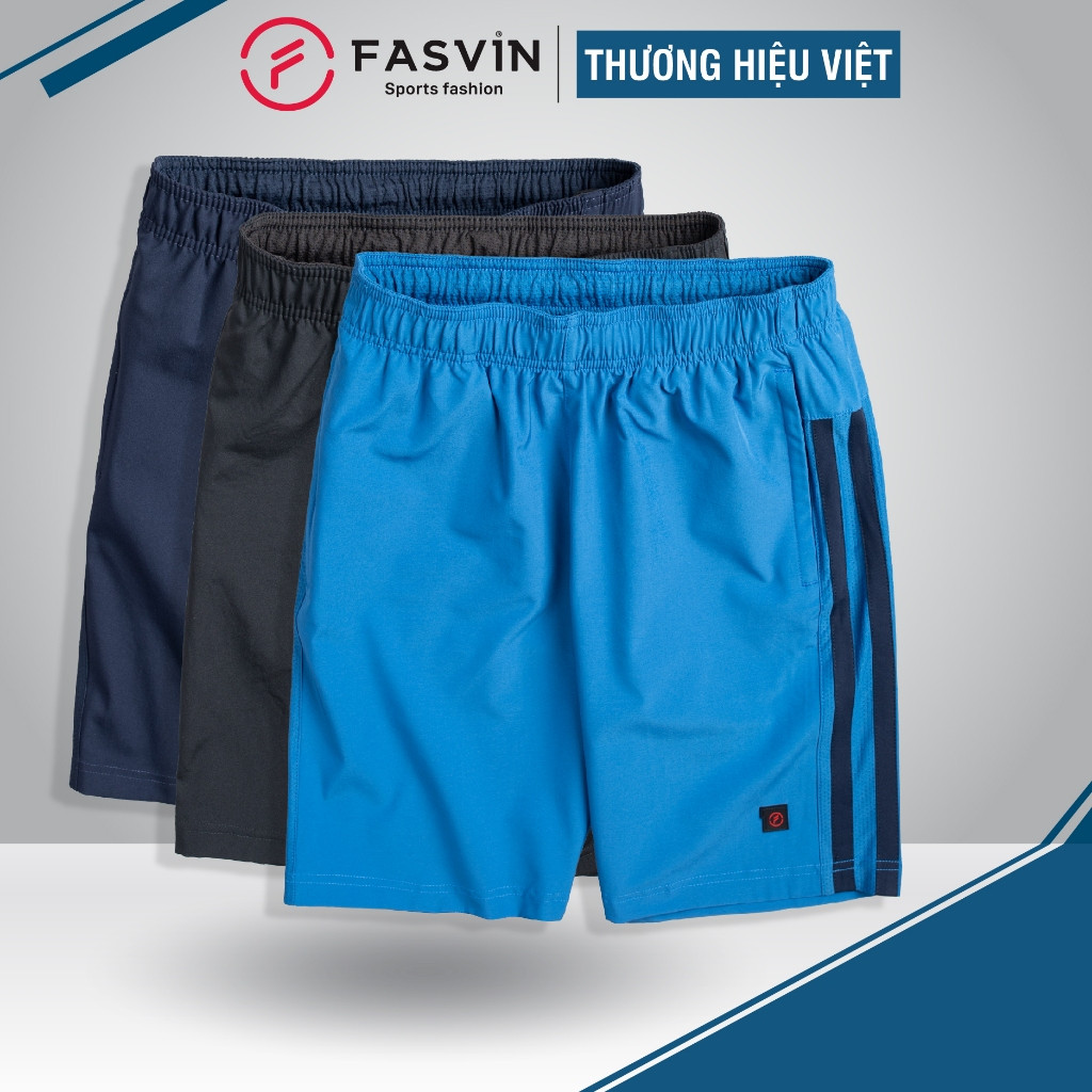 Quần Đùi Nam FASVIN Q24607.HN Vải Gió Mềm, Mát, Đẹp Hàng Nhà Máy Chất Lượng Cao Phù Hợp Thể Thao Hay Mặc Nhà