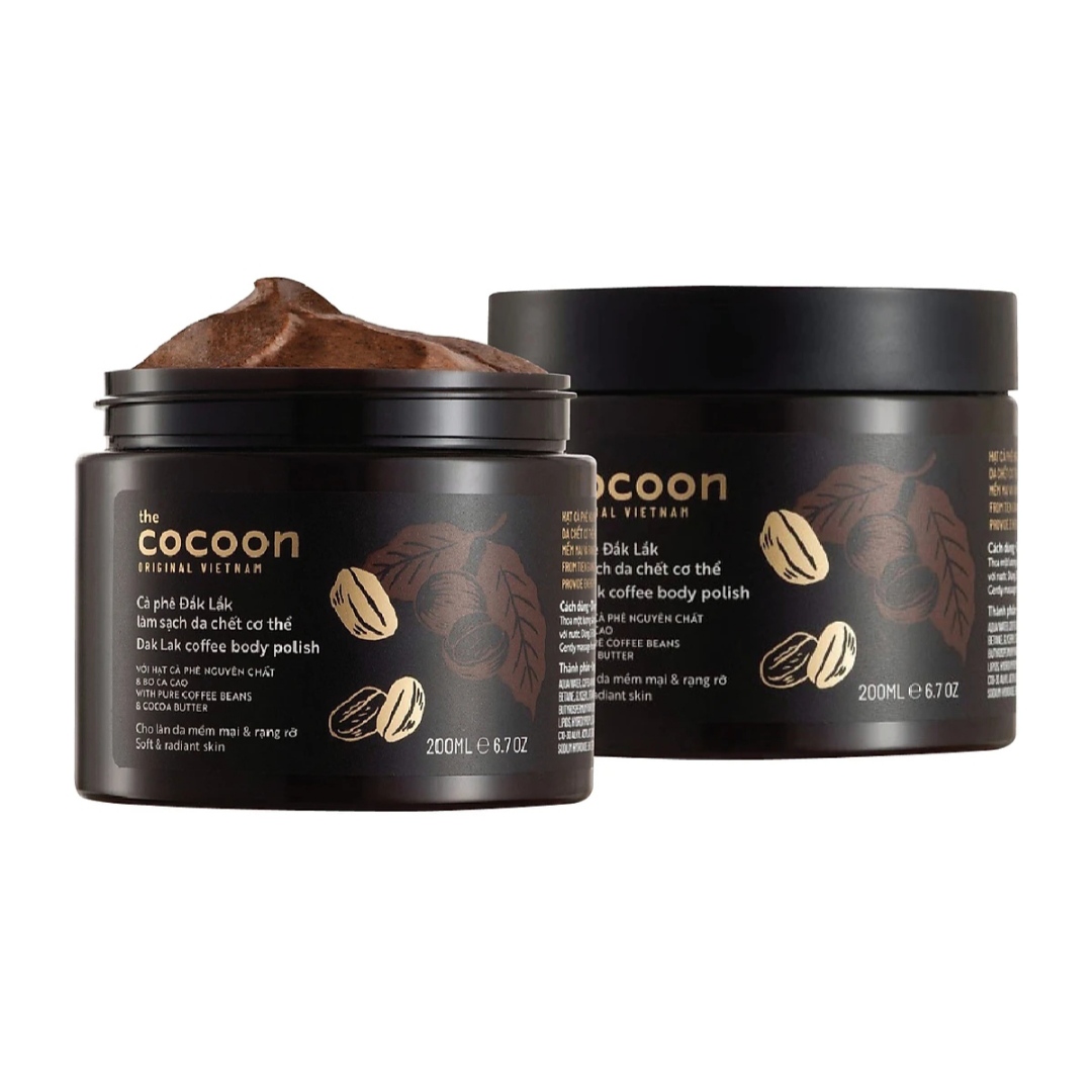 Tẩy da chết Cocoon làm sạch cơ thể giúp da mềm mịn 200ml - Thanh Mộc Hương Hà Tĩnh