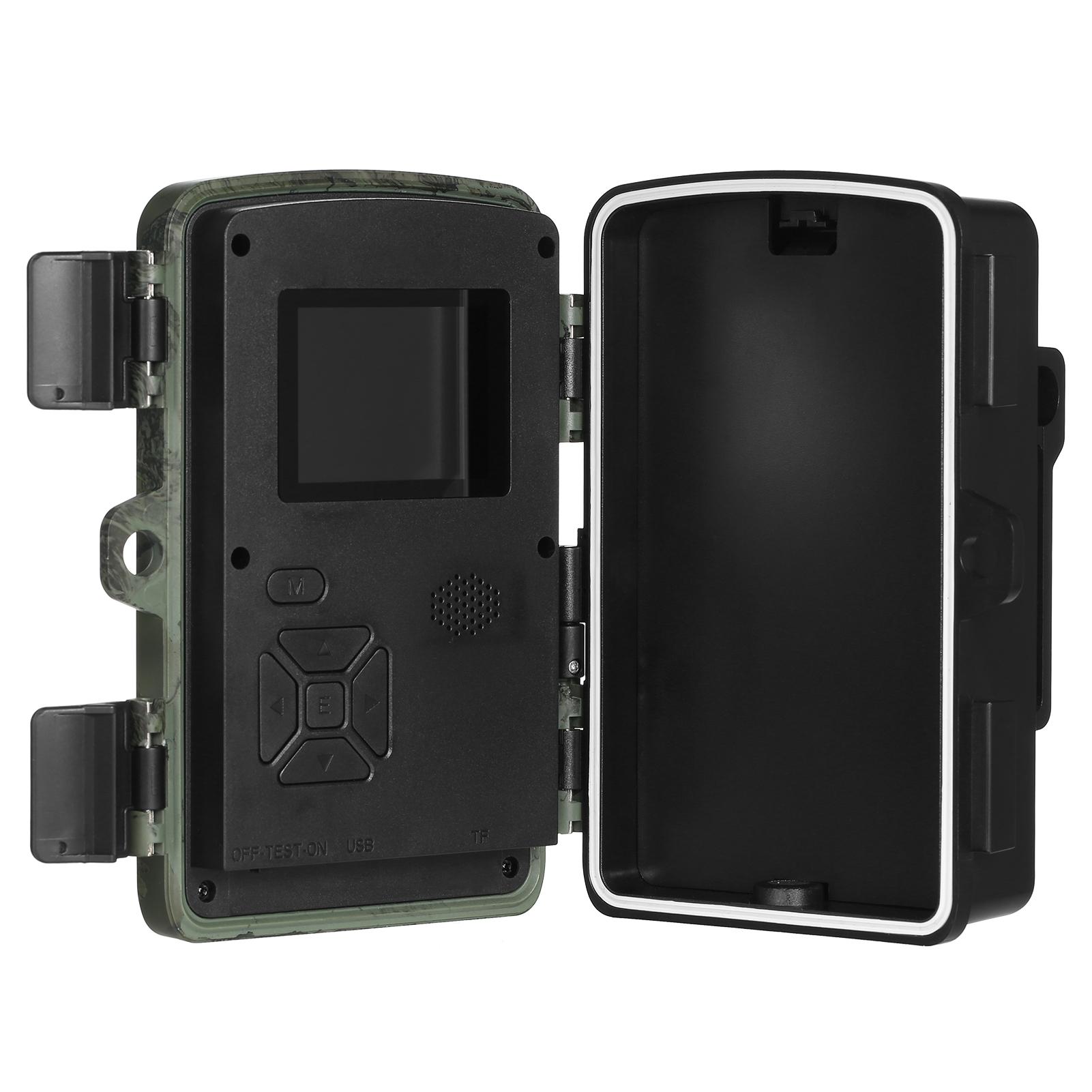 Trail Camera 16MP 4K Waterproof Game Hunting Camera with Night Vision for Wildlife Monitoring Hunting