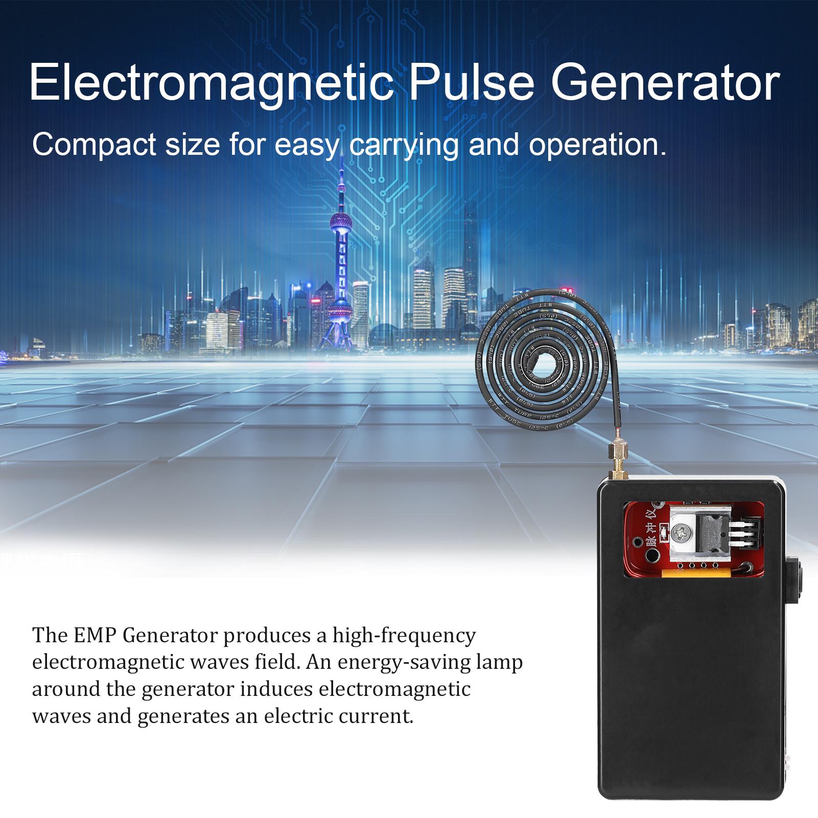 Multifunctional 150Mhz High Frequency EMP Generator Electromagnetic Pulse Generator Fingerprint Lock Detector LightBulb Detector