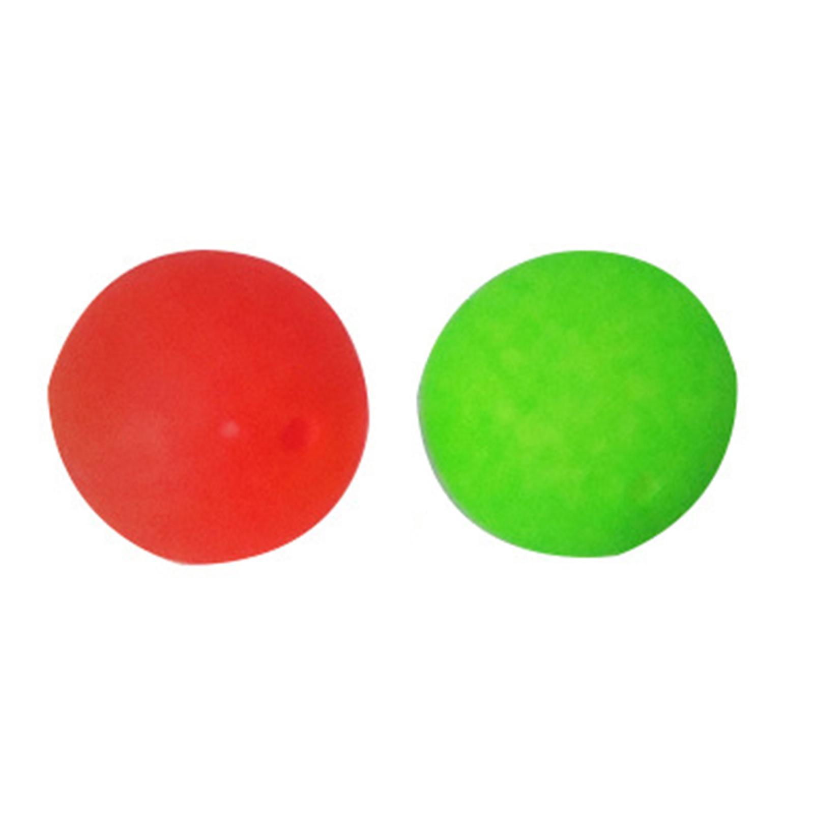100 Pieces Portable Fishing Indicator Ball Bobber Fishing Tool Bite Red