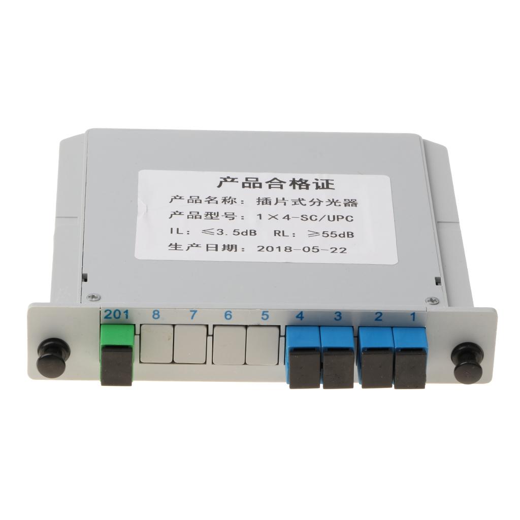 1 to 4 SC / UPC Interface Insert A Fiber Optic FTLC FTTH Splitter