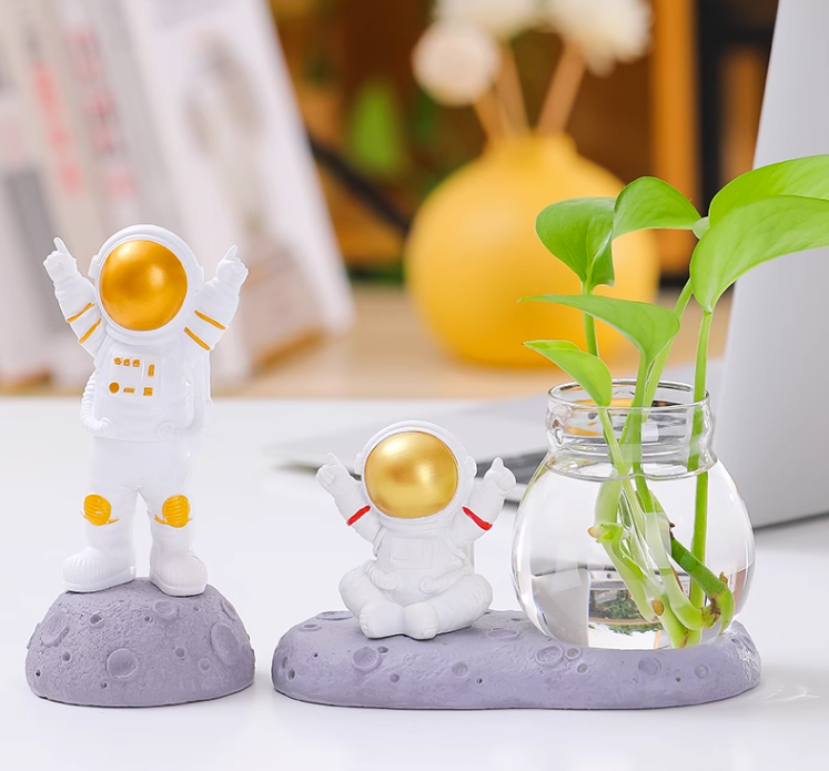 Trang trí thủy canh phi hành gia sáng tạo hàng có sẵn