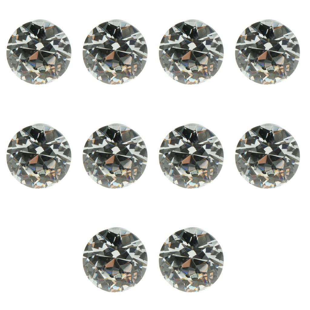 10x Glass Diamond Door Knob Drawer Dresser Pull Handle Cabinet Hardware