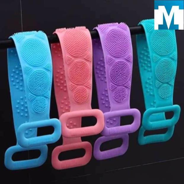 Dây Tắm Chà Lưng Silicon 2 Mặt