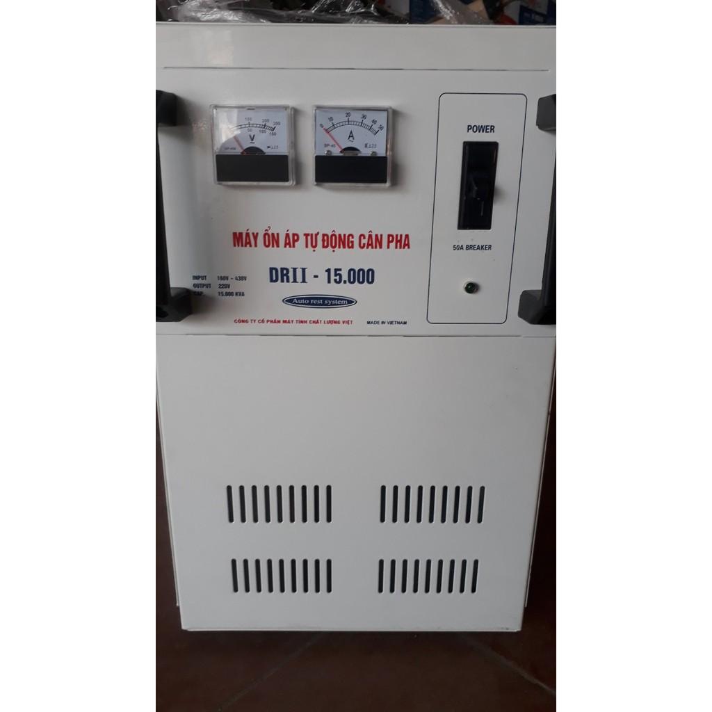 MÁY TỰ  ĐỘNG ỔN ÁP  2 PHA NÓNG 15KW DẢI 160-430V