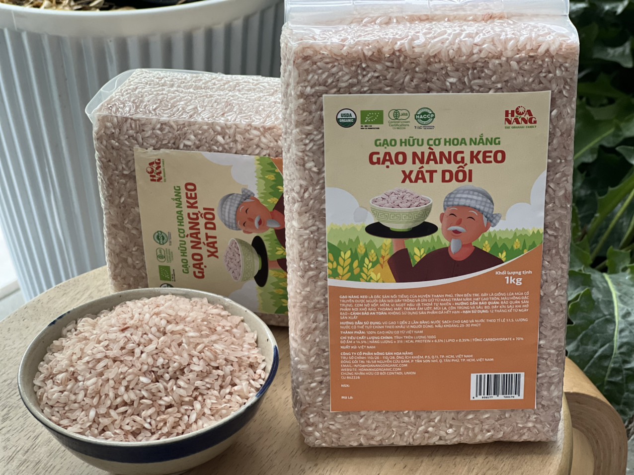 GẠO NÀNG KEO XÁT DỐI - HỮU CƠ HOA NẮNG