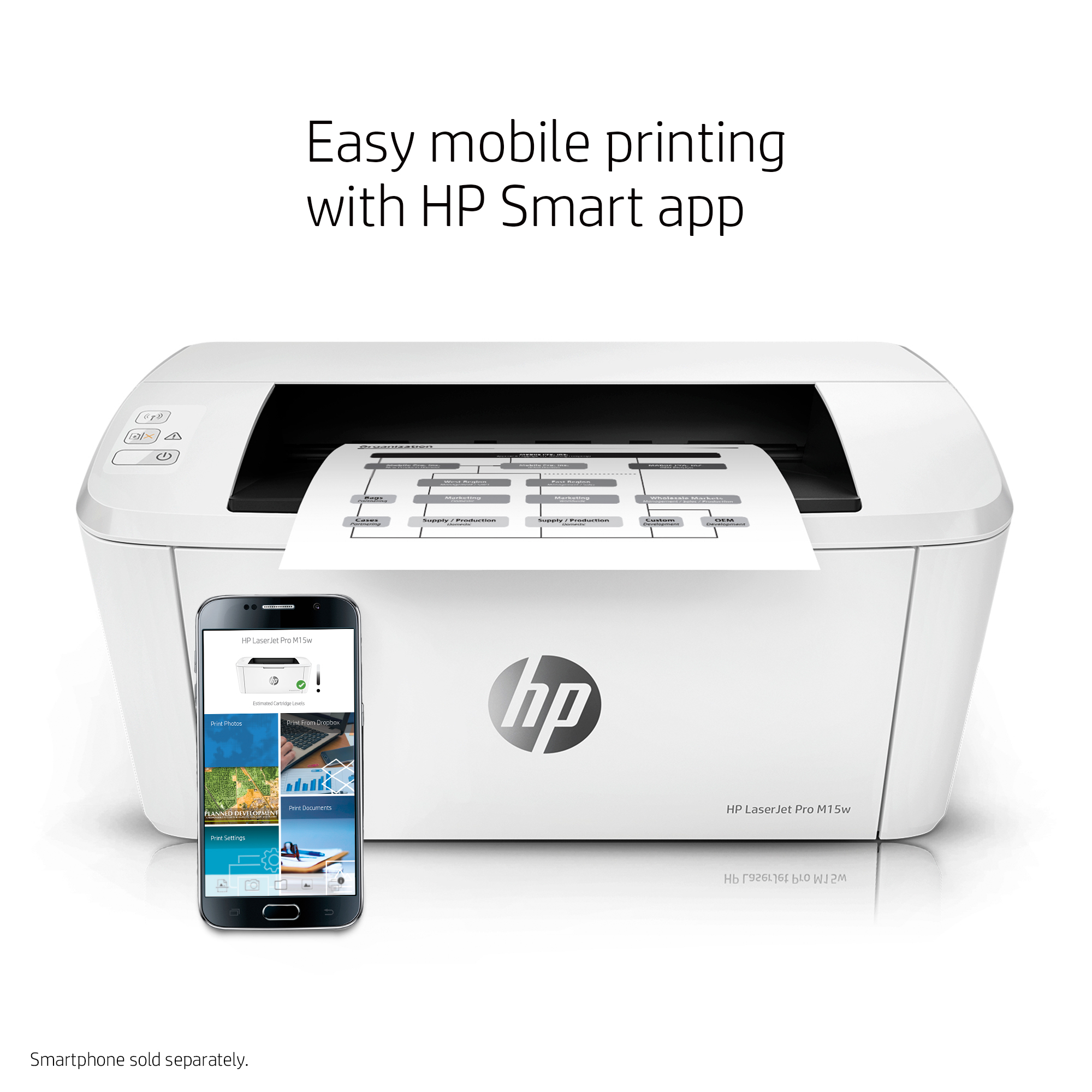 Máy in HP LaserJet Pro M15w - Hàng Chính Hãng