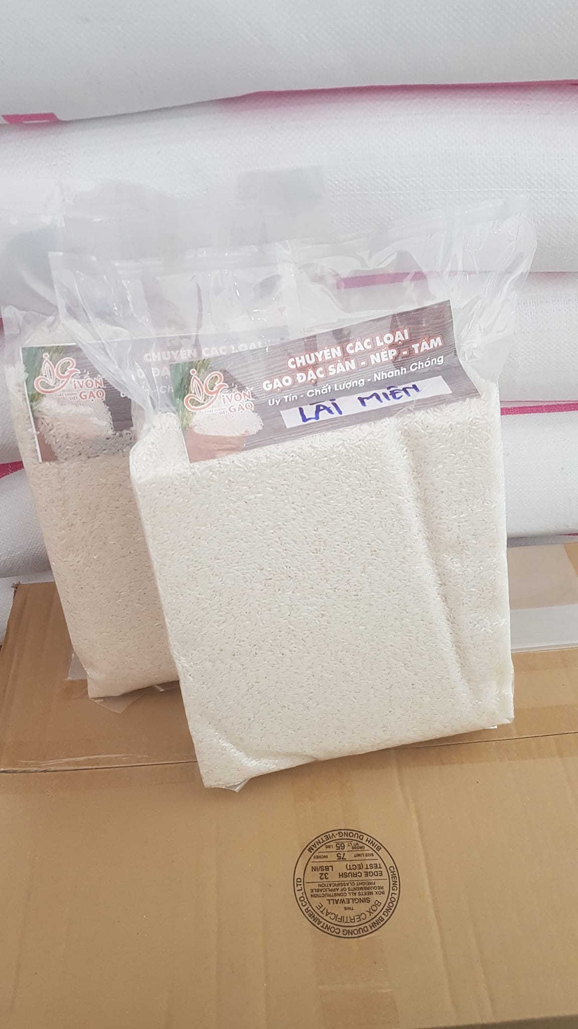 Gạo Lài Campuchia (Gạo trồng 06 tháng) - Túi 5 kg - Dẻo, thơm, mềm cơm