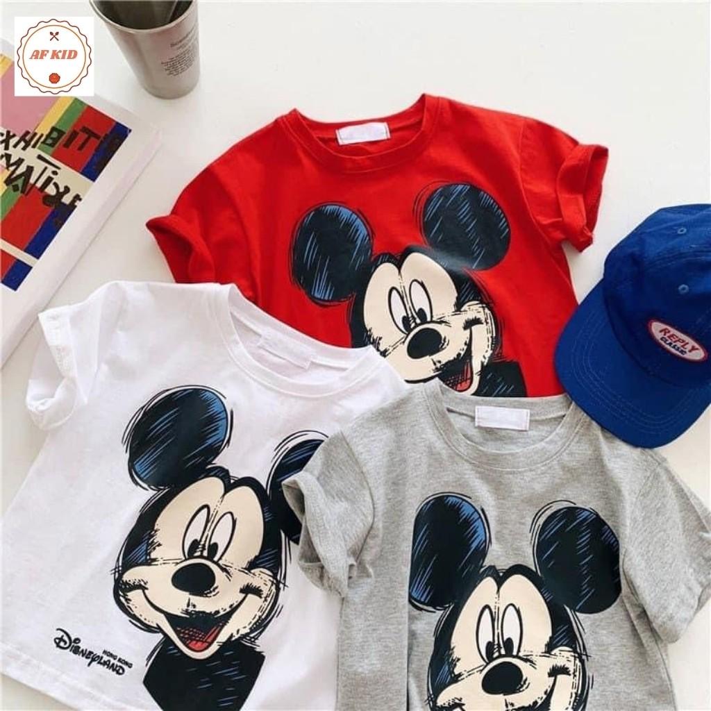 Áo Thun Mickey Cho Bé FREE SHIP Áo Phông Cộc Tay Cotton Cực Chất Cho Bé Trai Bé Gái