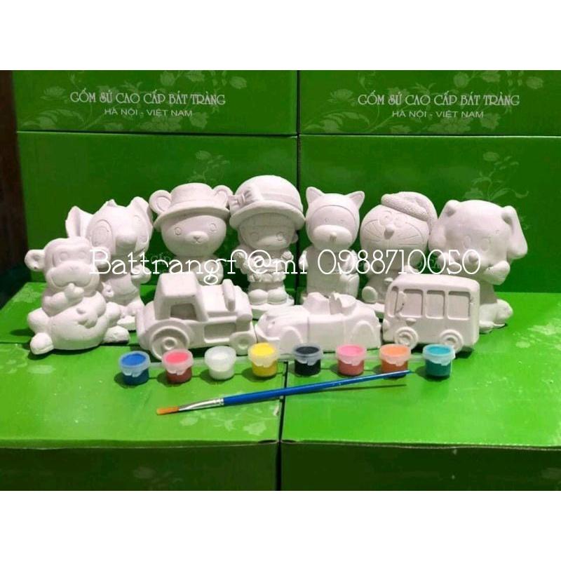 Set hộp 10 tượng tô gồm: + dây hộp màu+1 bút vẽ