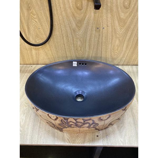 Lavabo sứ đặt bàn - Chậu sứ mỹ thuật