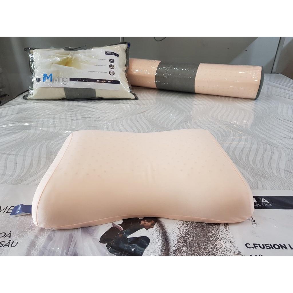 Gối cao su Liên Á Peanut 40x56x12cm