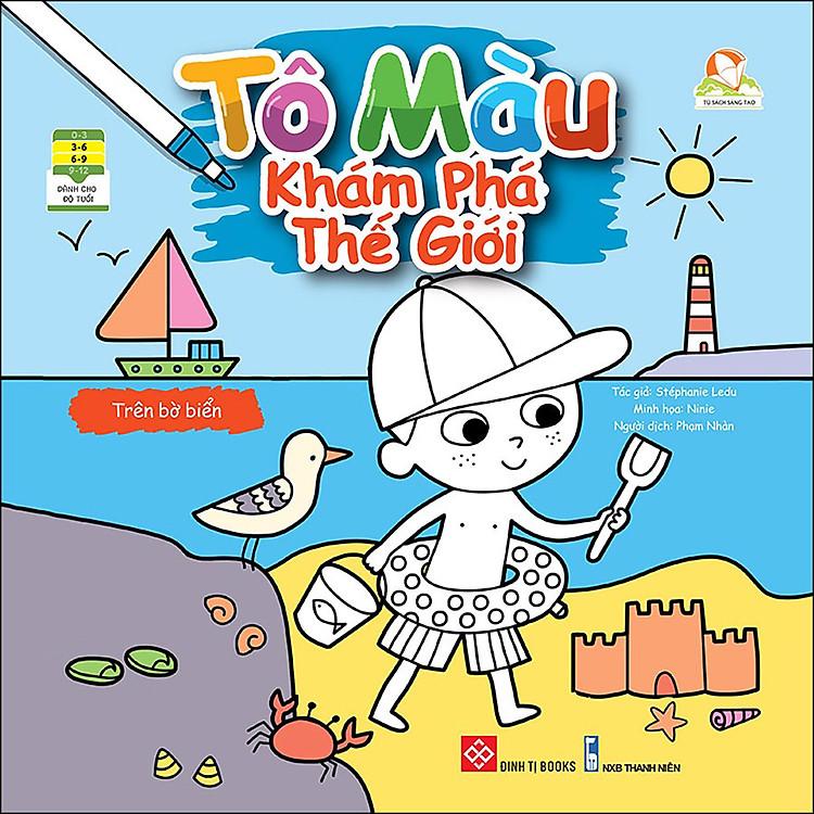 Sách Tô màu khám phá thế giới