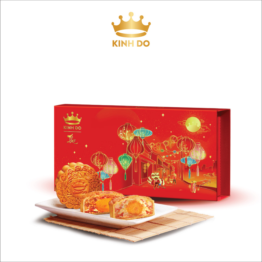 Hộp 2 bánh trung thu Kinh Đô "Team Thập Cẩm"