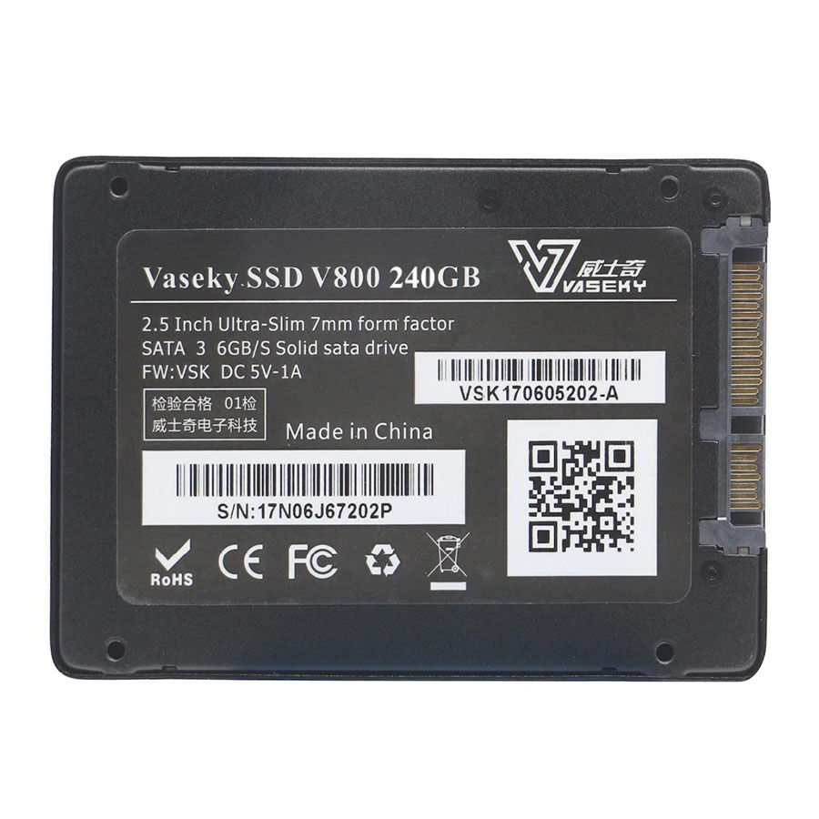 Ổ cứng SSD Vaseky 120GB V800 SATA III 2.5 inch - Hàng nhập khẩu