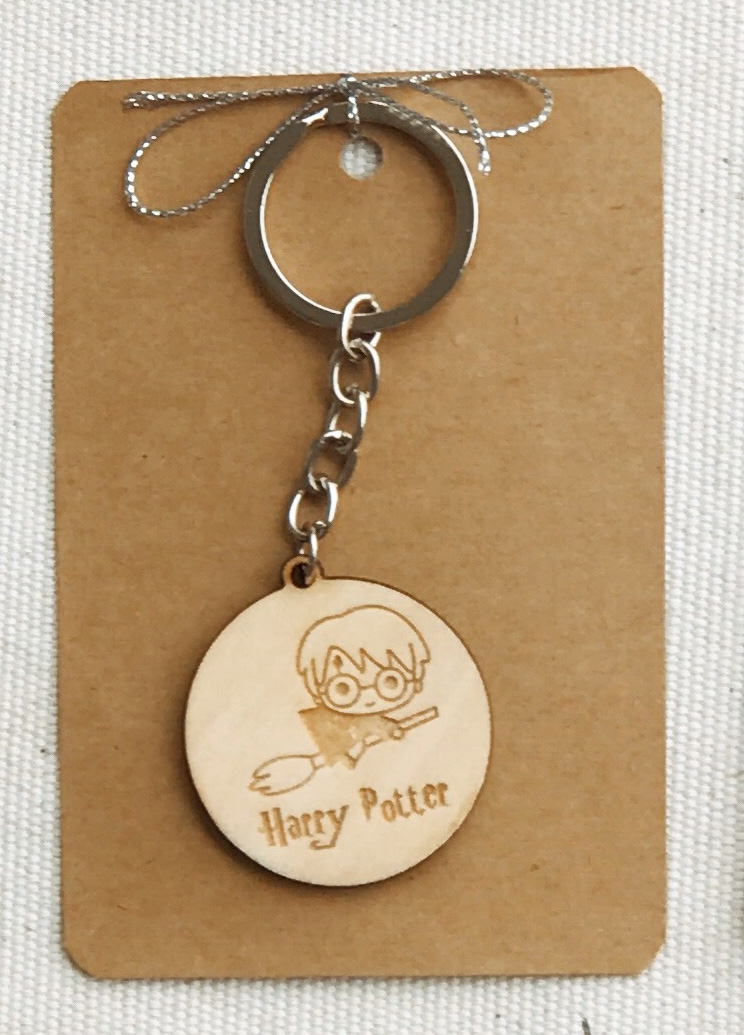 MÓC KHÓA GỖ HARRY POTTER